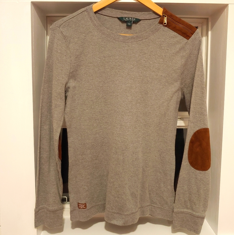 Grey Long Sleeve Short Ralph Lauren